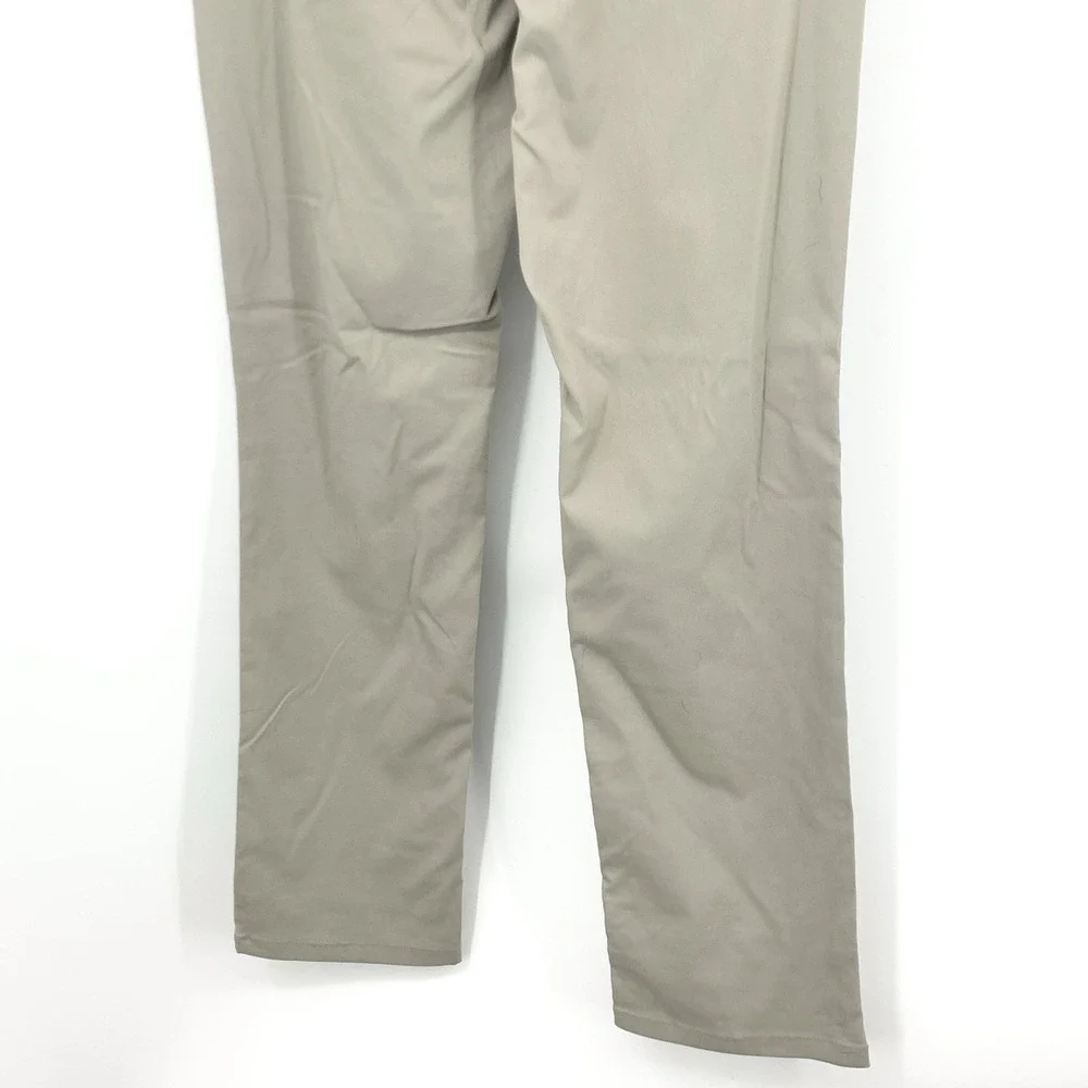 LL Bean Men‎ Size 30 x 32 Pants Beige Slim Straight Nylon Venture Stretch Brown